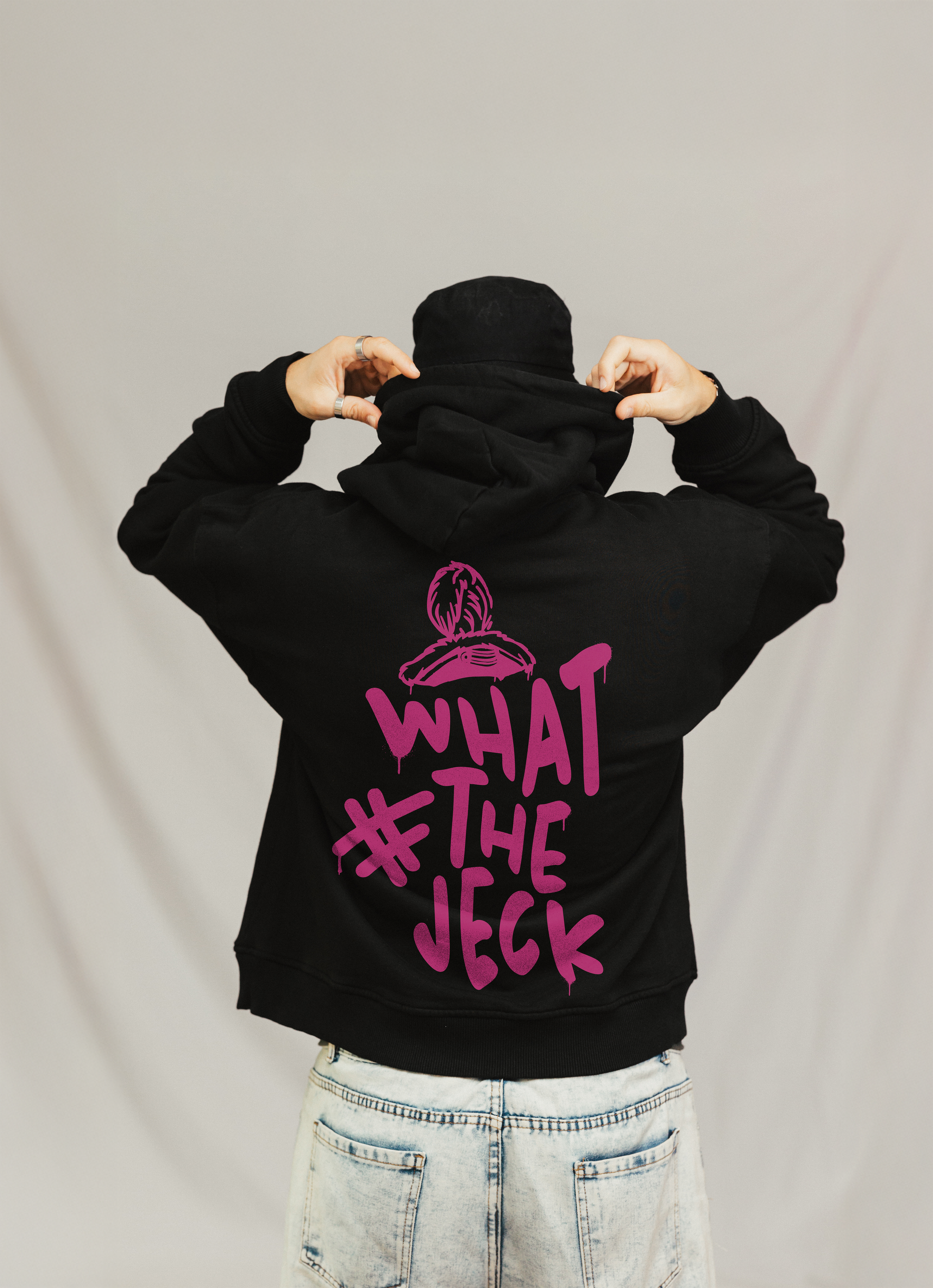 Hoodie "What the Jeck" - Unisex